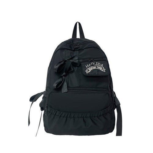Chic Bogenakzent Stilvolle Rucksack