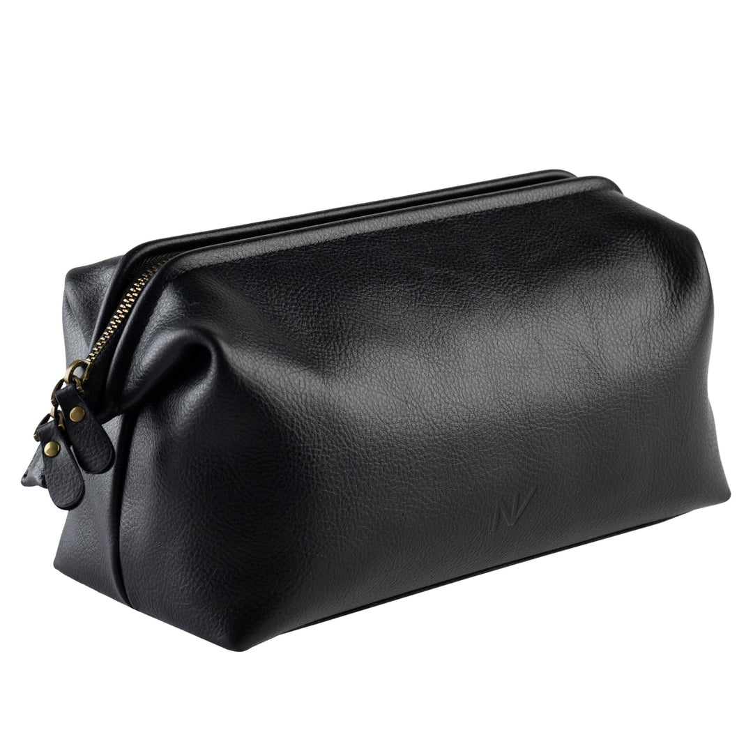 Edle Kosmetische Leder-Tasche Karnz