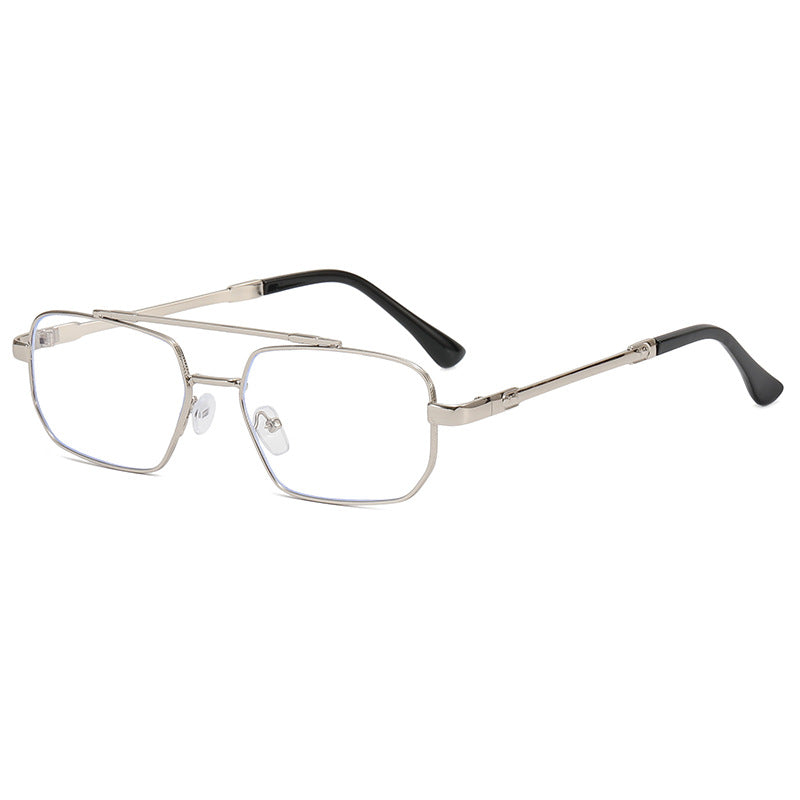 Damen modische geometrische Brille mit leichtem Metallrahmen Karnz