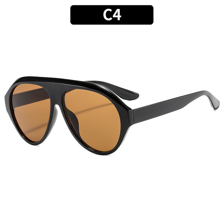 Künstlerische Oversized Sonnenbrille