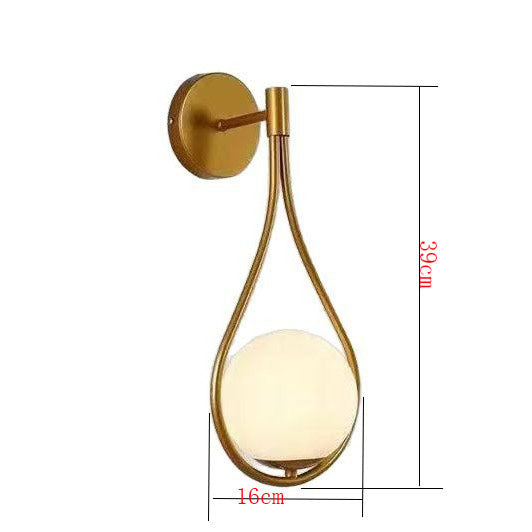 Moderne elegante Orb Wandleuchte