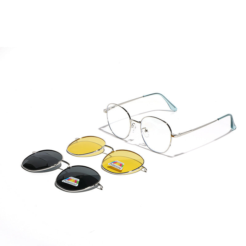 Damen modische Brille mit wechselbaren Gläsern Karnz