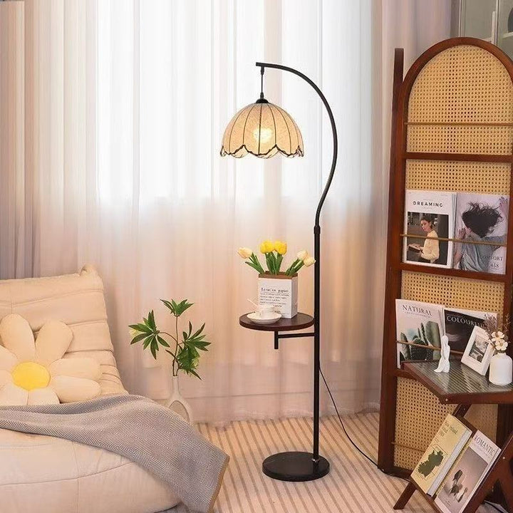 Moderne Bogen Stehlampe mit Regal