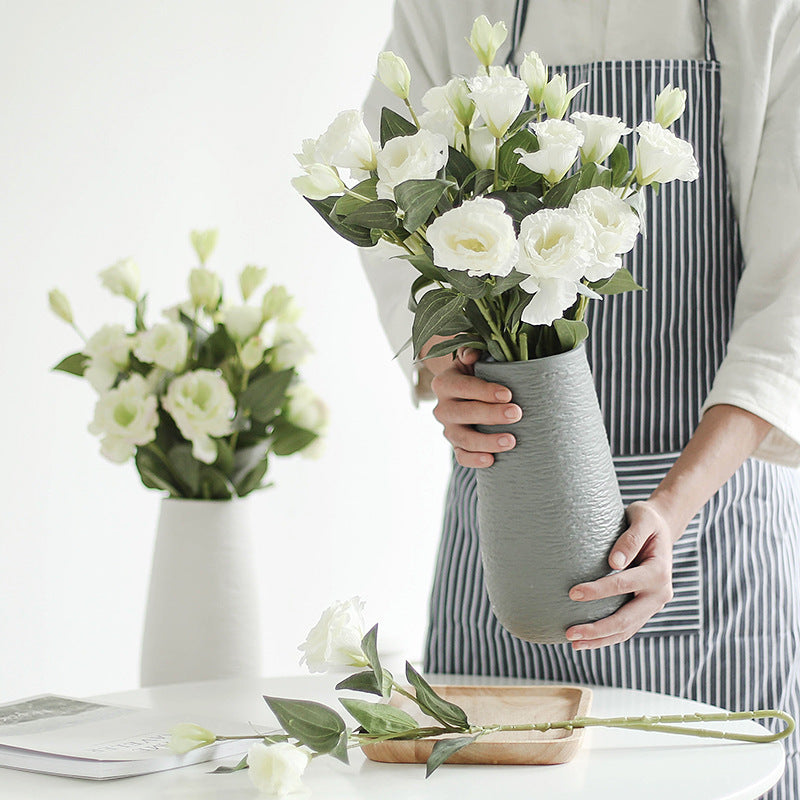 Strukturierte Keramische Blumenvasen