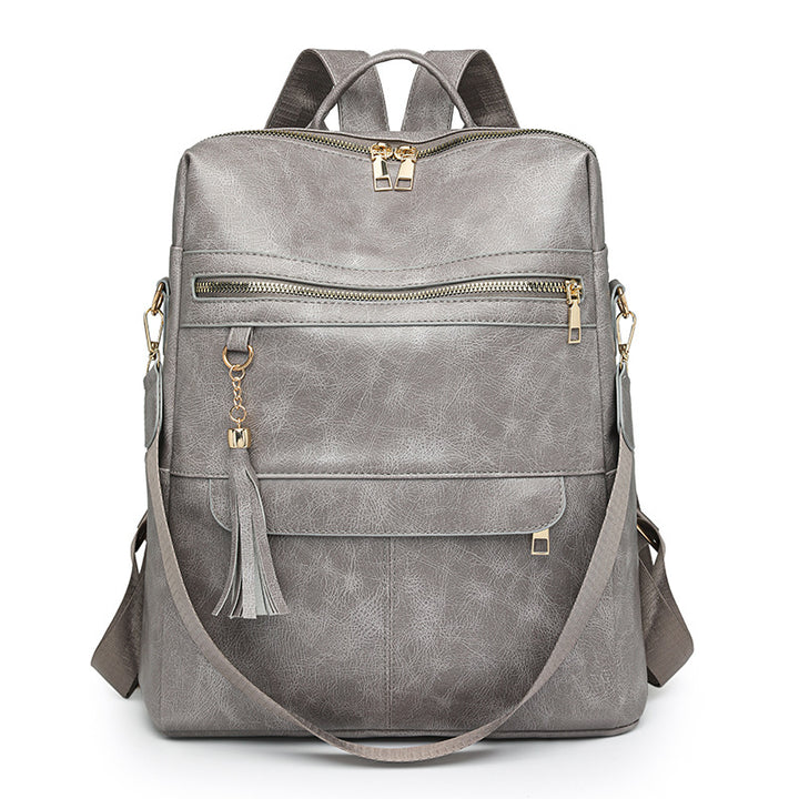 Vielseitiger stilvoller Leder-Rucksack Karnz