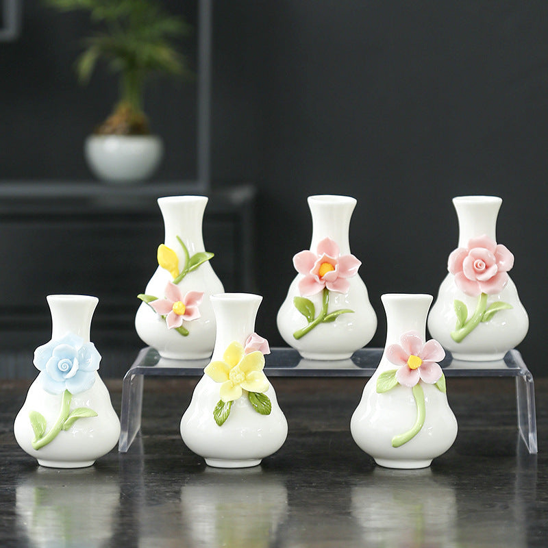 Künstlerische Blumenporzellanvase Karnz