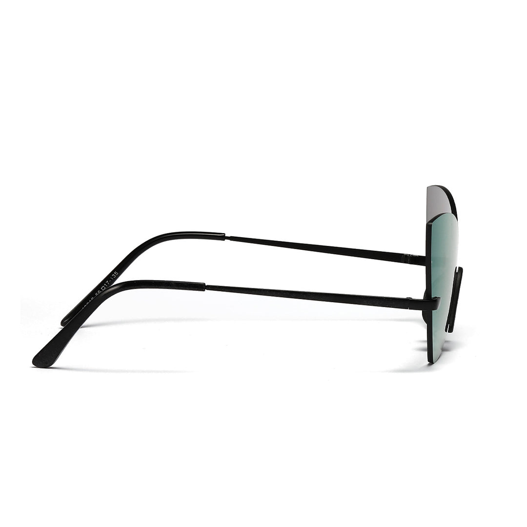 Damen extravagante Cat-Eye Sonnenbrille mit hochwertigem Metallrahmen Karnz