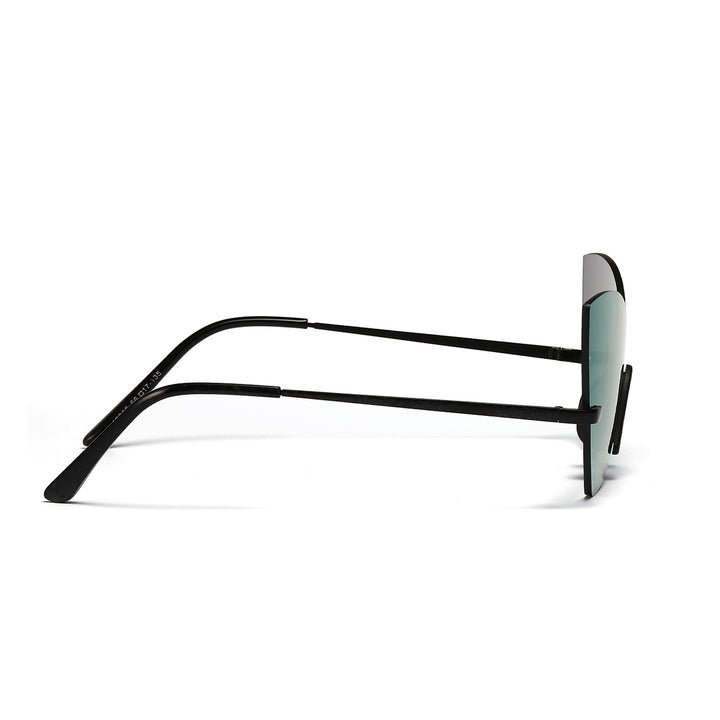 Damen extravagante Cat-Eye Sonnenbrille mit hochwertigem Metallrahmen Karnz