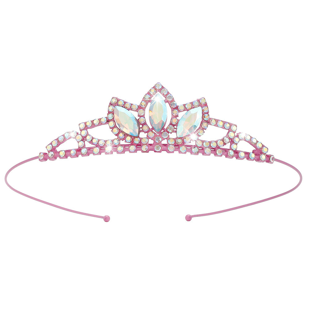 Damen Kristall Tiara Karnz