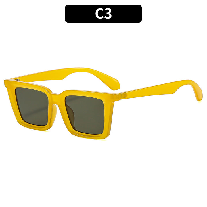 Schicke retro-inspirierte quadratische Sonnenbrille