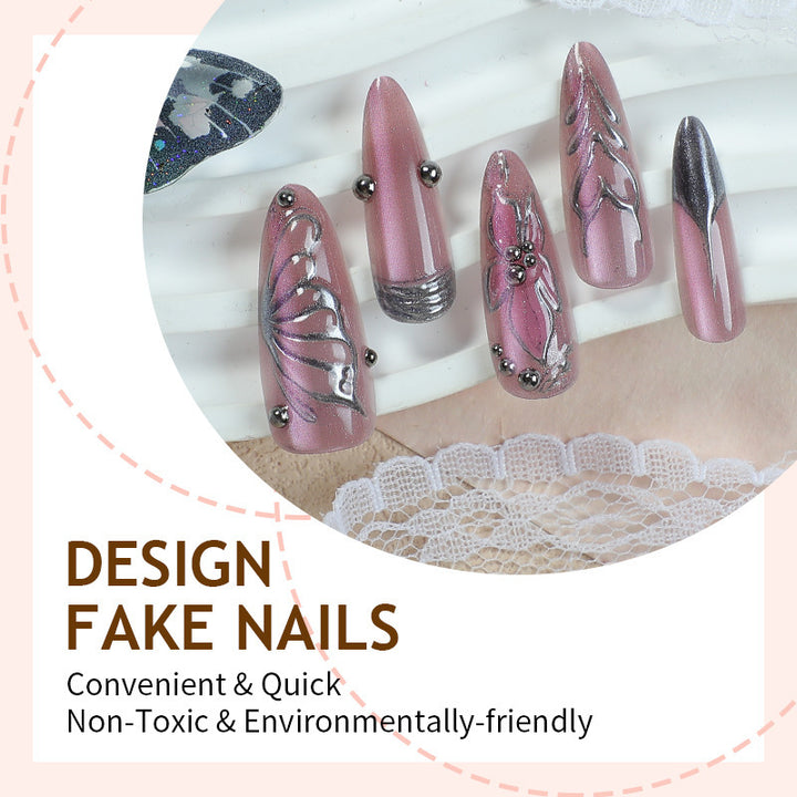 Kunstnägel mit filigranem Design Karnz