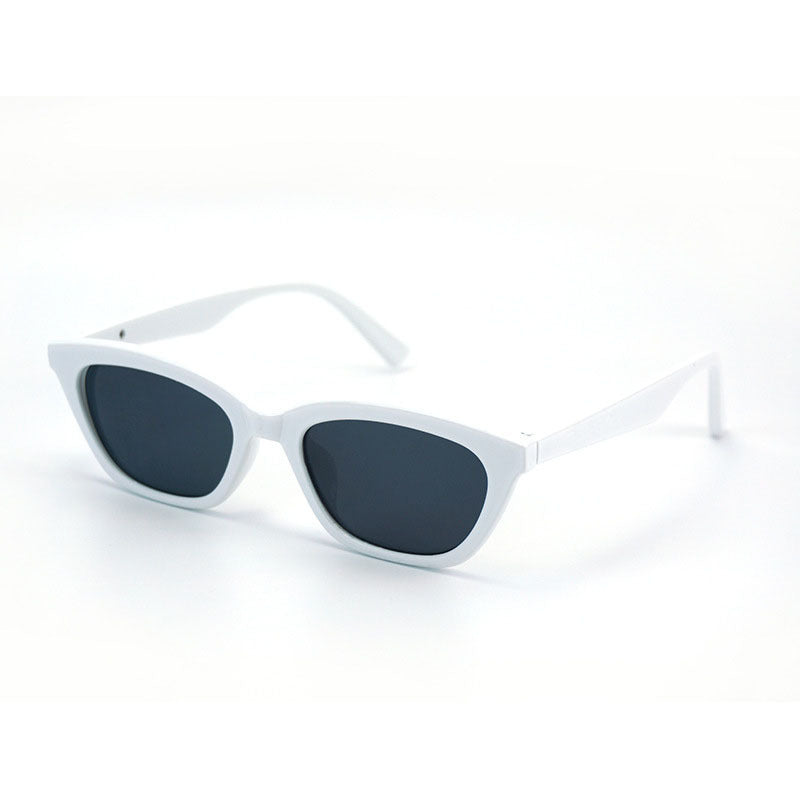 Damen Modische Cat-Eye Sonnenbrille mit elegantem transparenten Rahmen Karnz