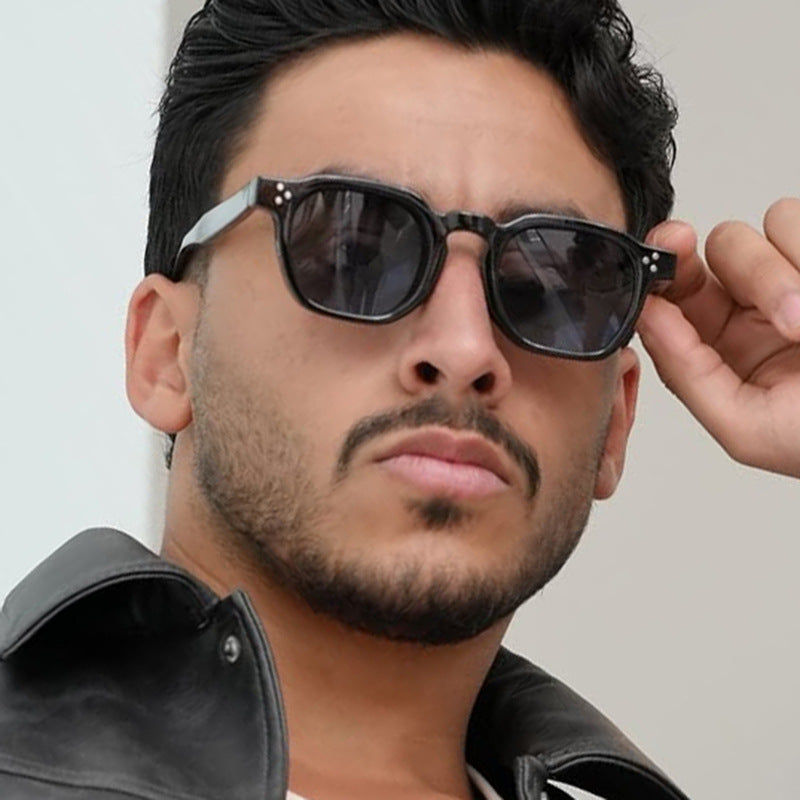 Damen modische Sonnenbrille im trendigen Hexagon-Design Karnz