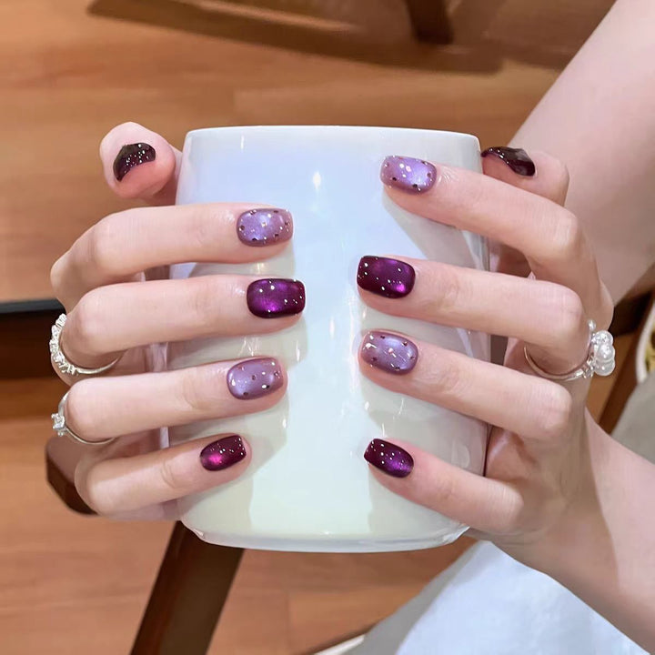 Nagelkunst mit Schimmernden Farbverlauf Karnz
