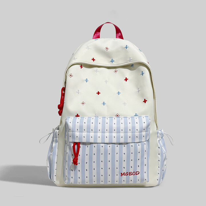 Dekorative Floral Bestickte Rucksack Karnz