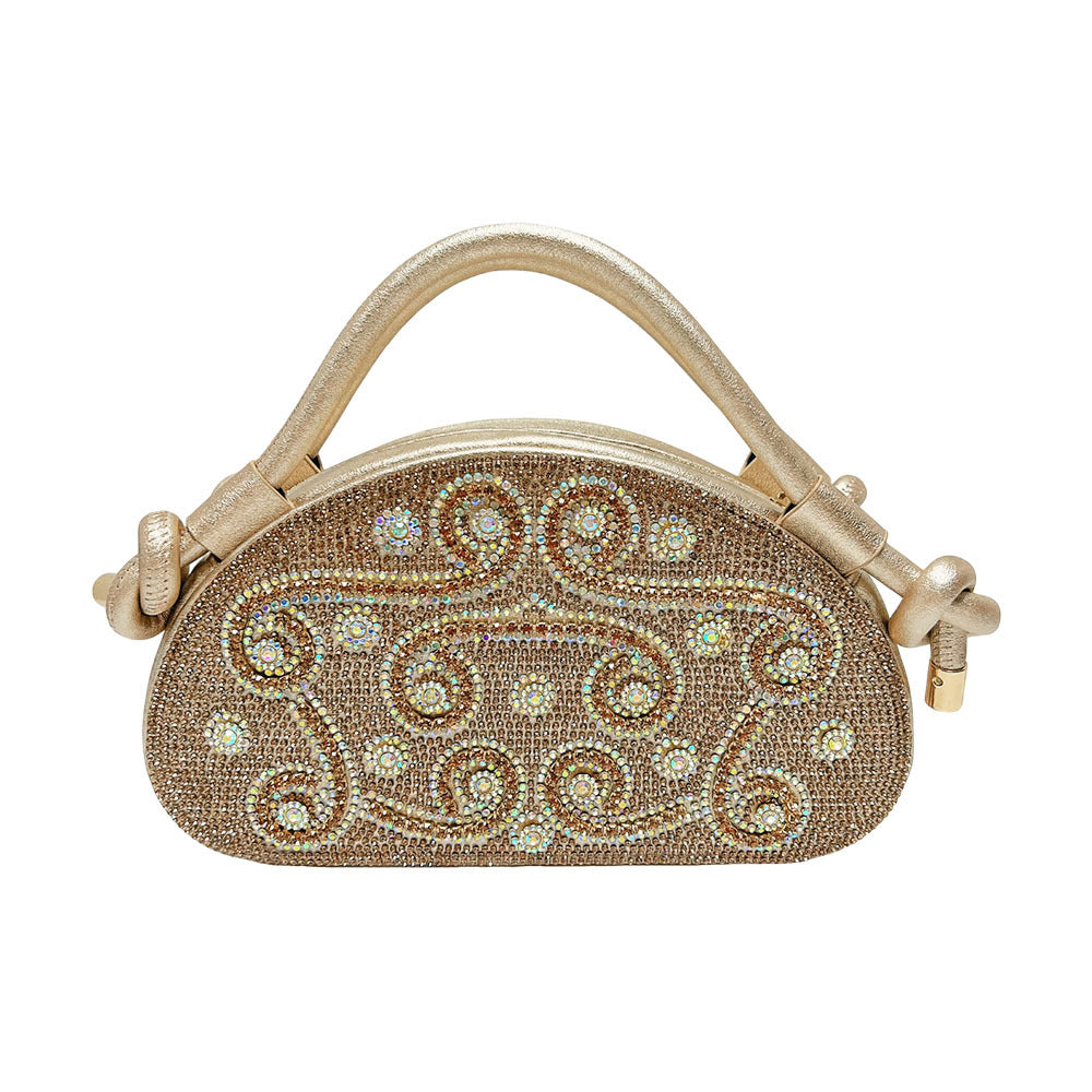 Strassverzierte Handtasche