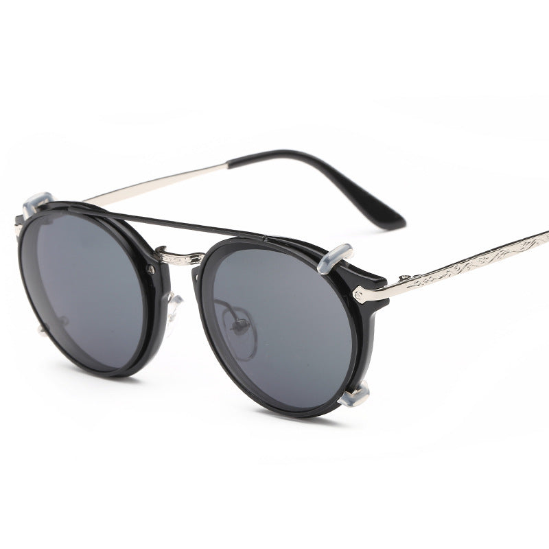 Damen designorientierte Sonnenbrille mit hochwertigem Metallrahmen Karnz