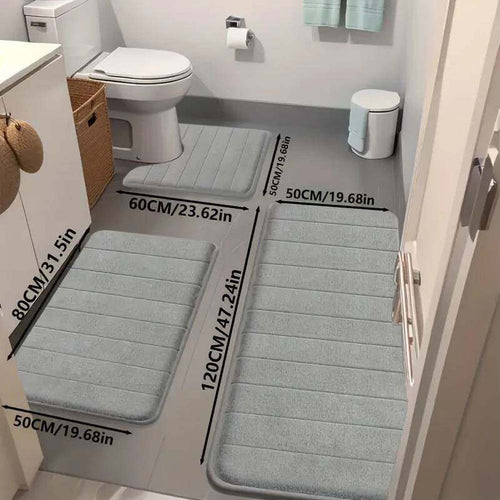Memory Foam Badezimmer Teppich Set