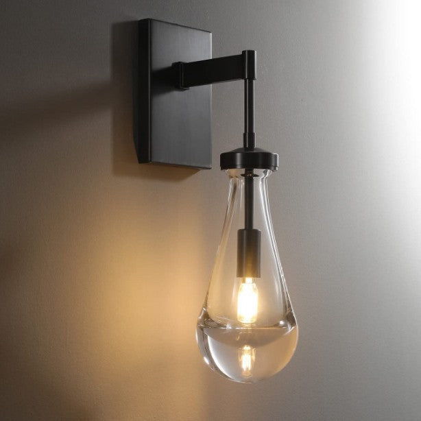 Elegante Glas Wandlampe