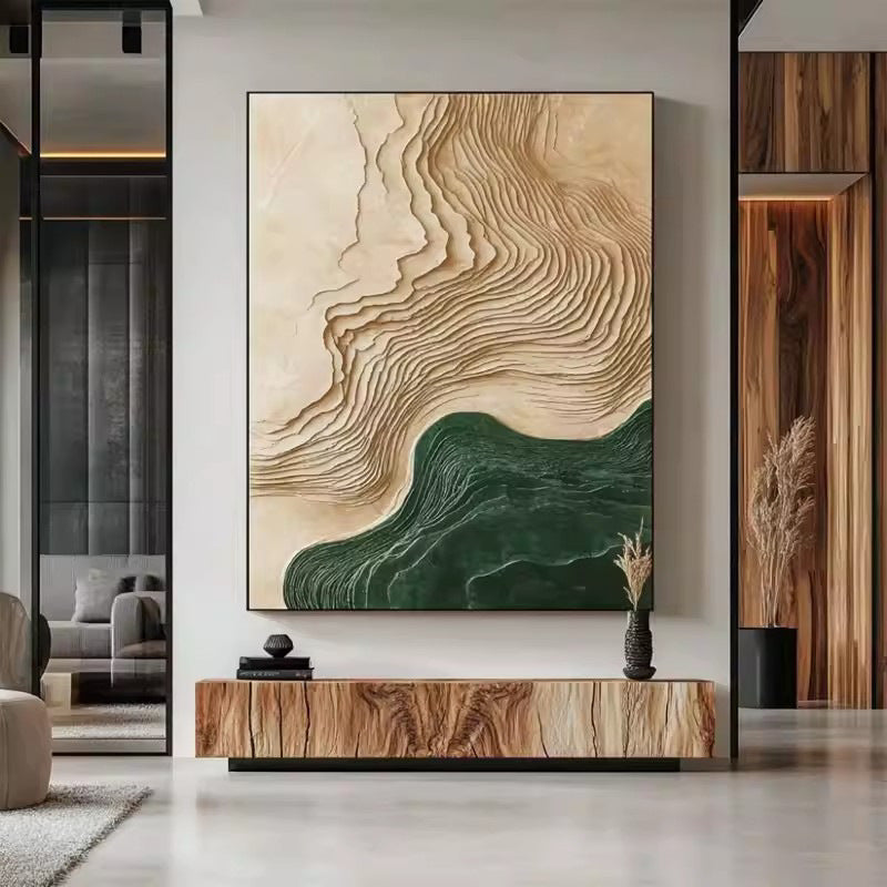 Moderne Minimalistische Geometrische Leinwandkunst