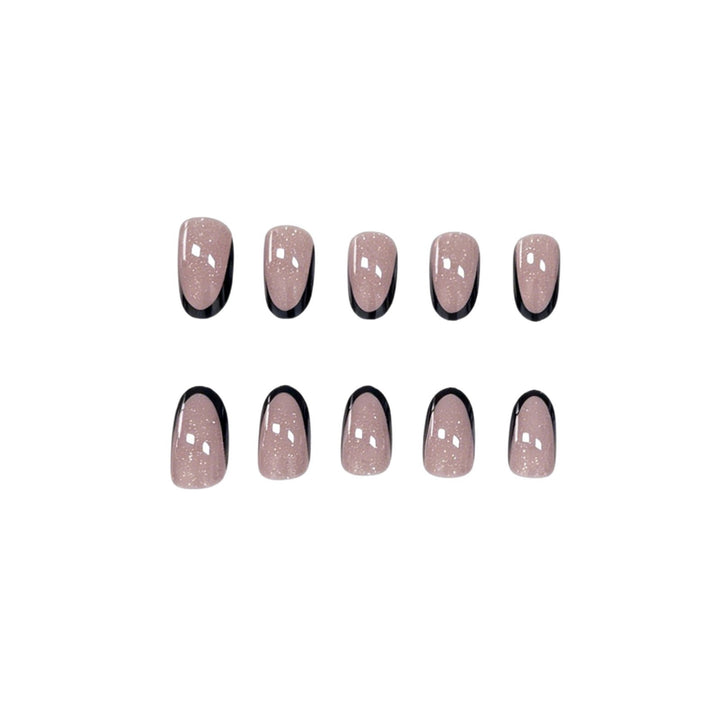 Glitzernde Ombre Stiletto Nagelverlängerungen Karnz