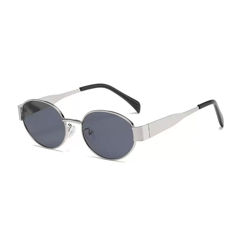 Elegante Modische Ovale Rahmen Sonnenbrillen Karnz