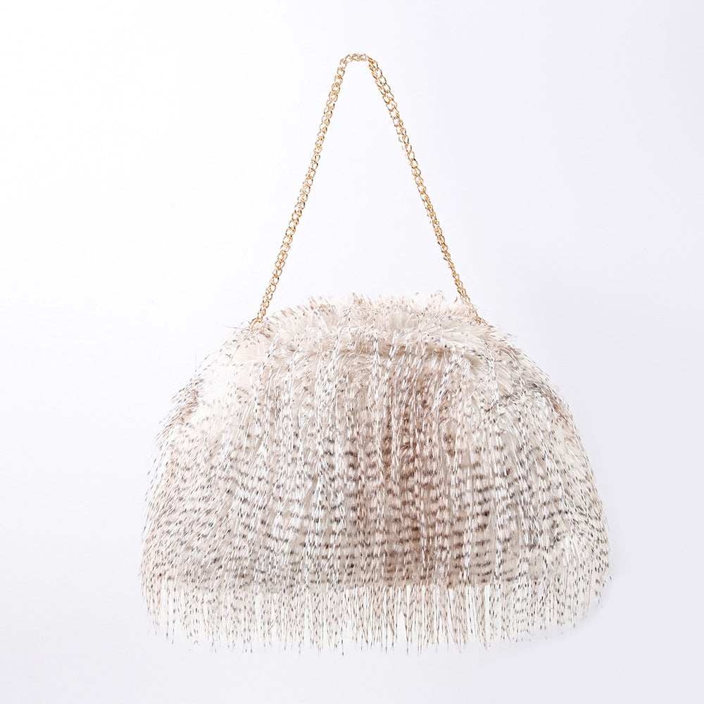 Fluffige Flauschtasche