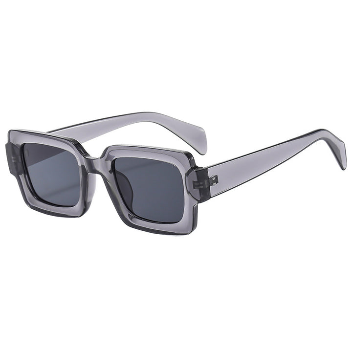 Damen Modische rechteckige Sonnenbrille mit eleganter Rahmendesign Karnz