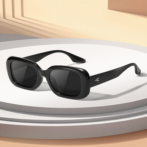 Moderne oversized rechteckige Sonnenbrille Karnz
