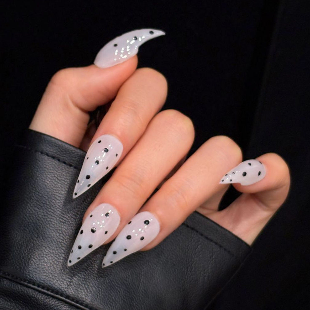 Stiletto Acryl Press-On Nagel Set mit elegantem Design