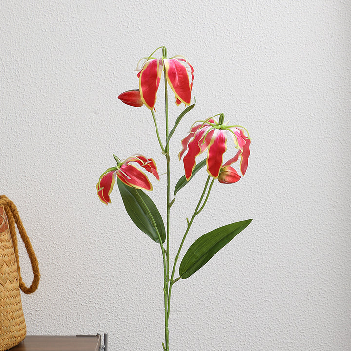 Künstlicher Orchideenstrauß mit lebendigen Blüten und feinen Details Karnz