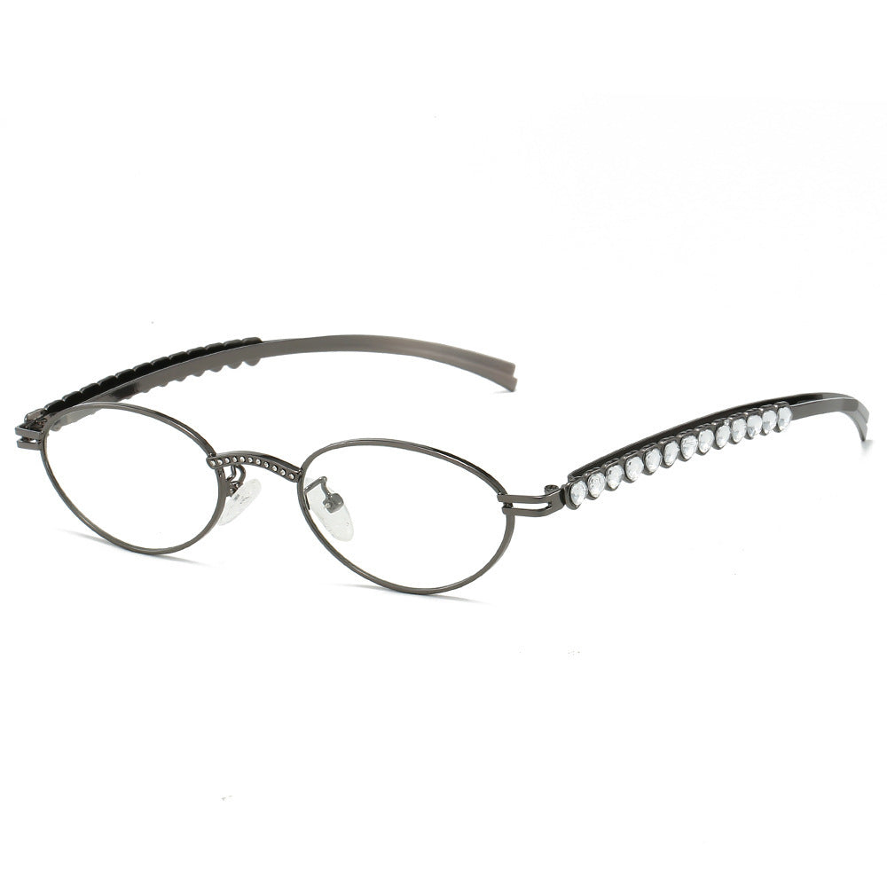 Elegante ovale Rahmenbrille Karnz