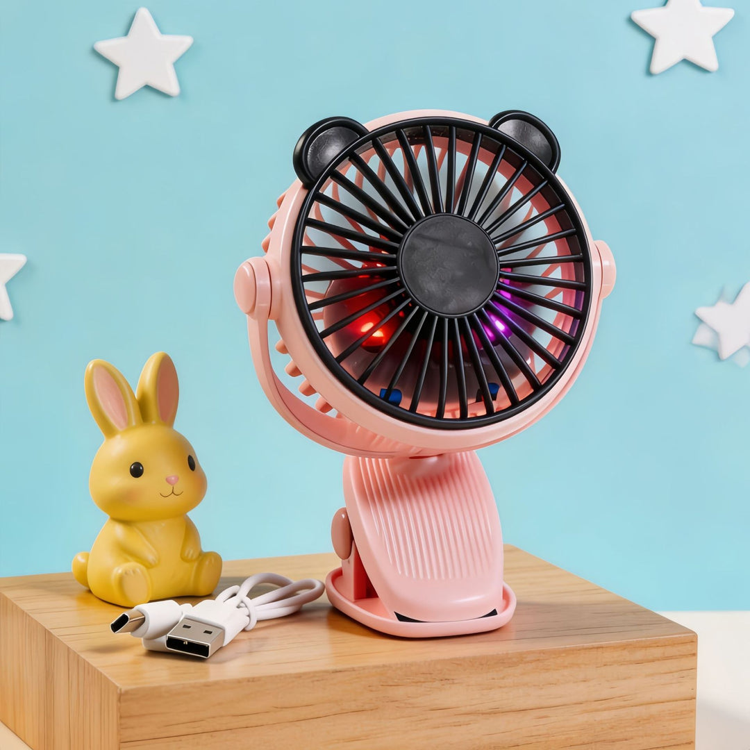 Unisex Tragbarer USB Tischventilator mit flexiblem Neigungswinkel Karnz