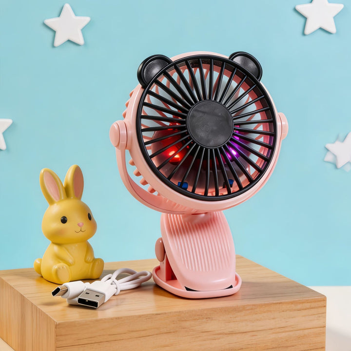 Unisex Tragbarer USB Tischventilator mit flexiblem Neigungswinkel Karnz