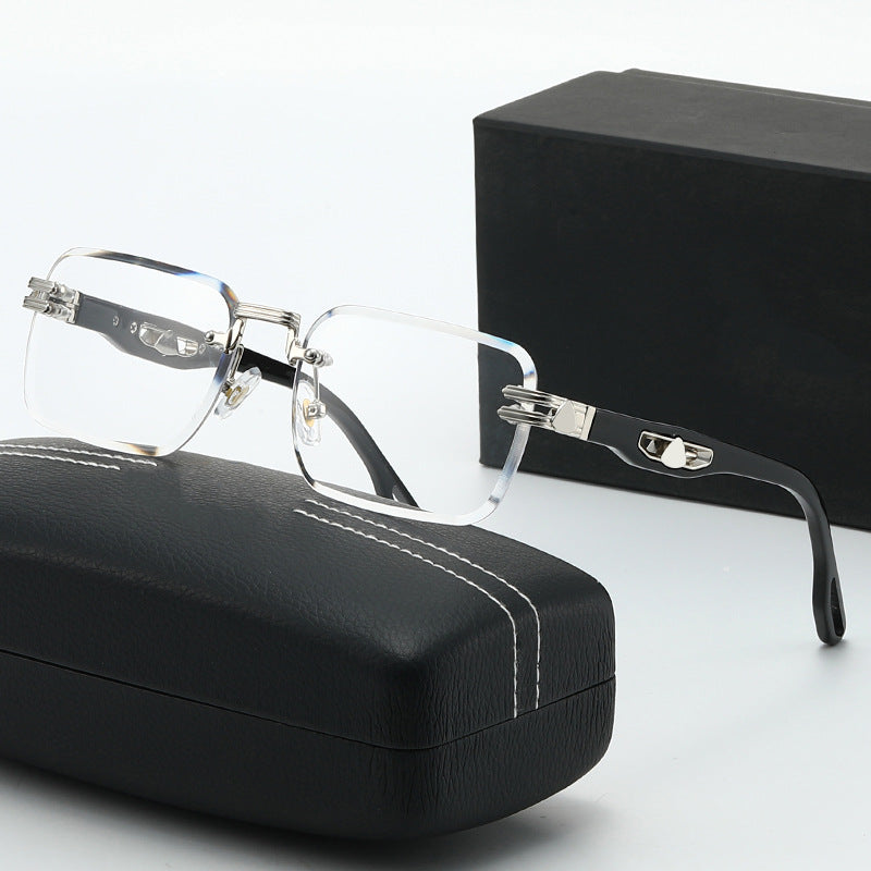 Damen stilvolle quadratische Korrektionsbrille Karnz