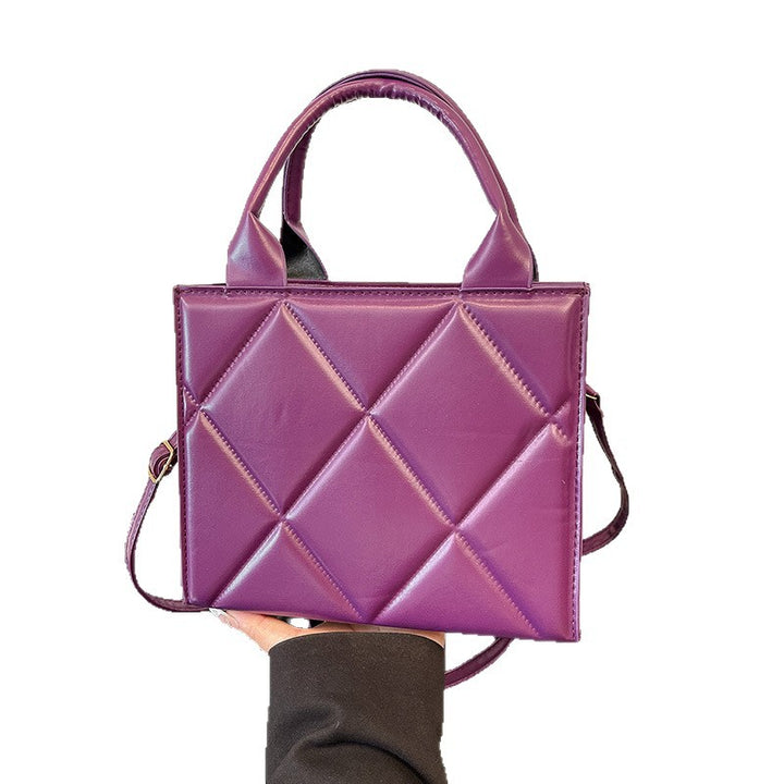 WoQuilted Kunstleder Handtasche Karnz