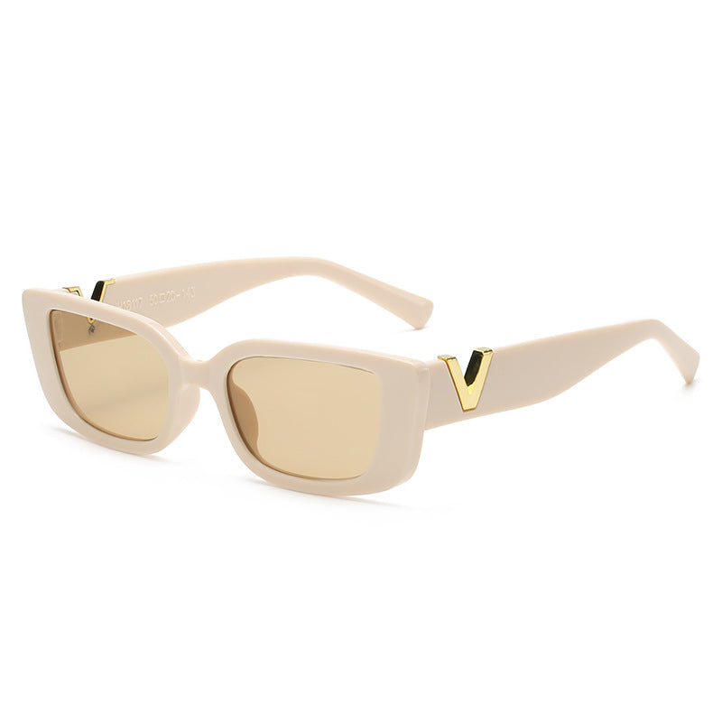 Damen modische Sonnenbrille mit trendigem Leopardenmuster und robustem Rahmen Karnz