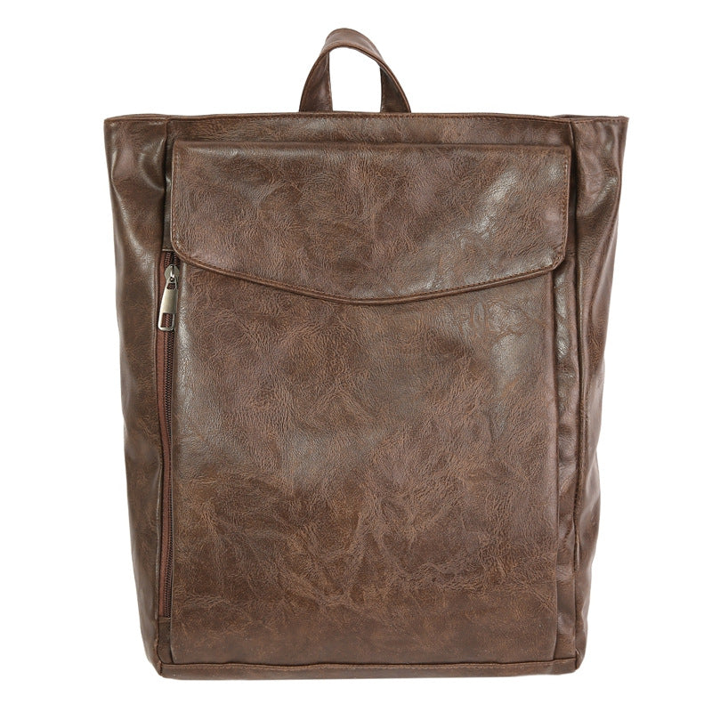Premium Leder Laptop Rucksack Karnz