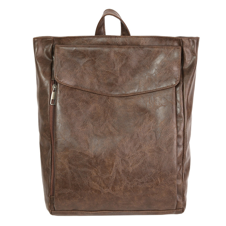 Premium Leder Laptop Rucksack Karnz