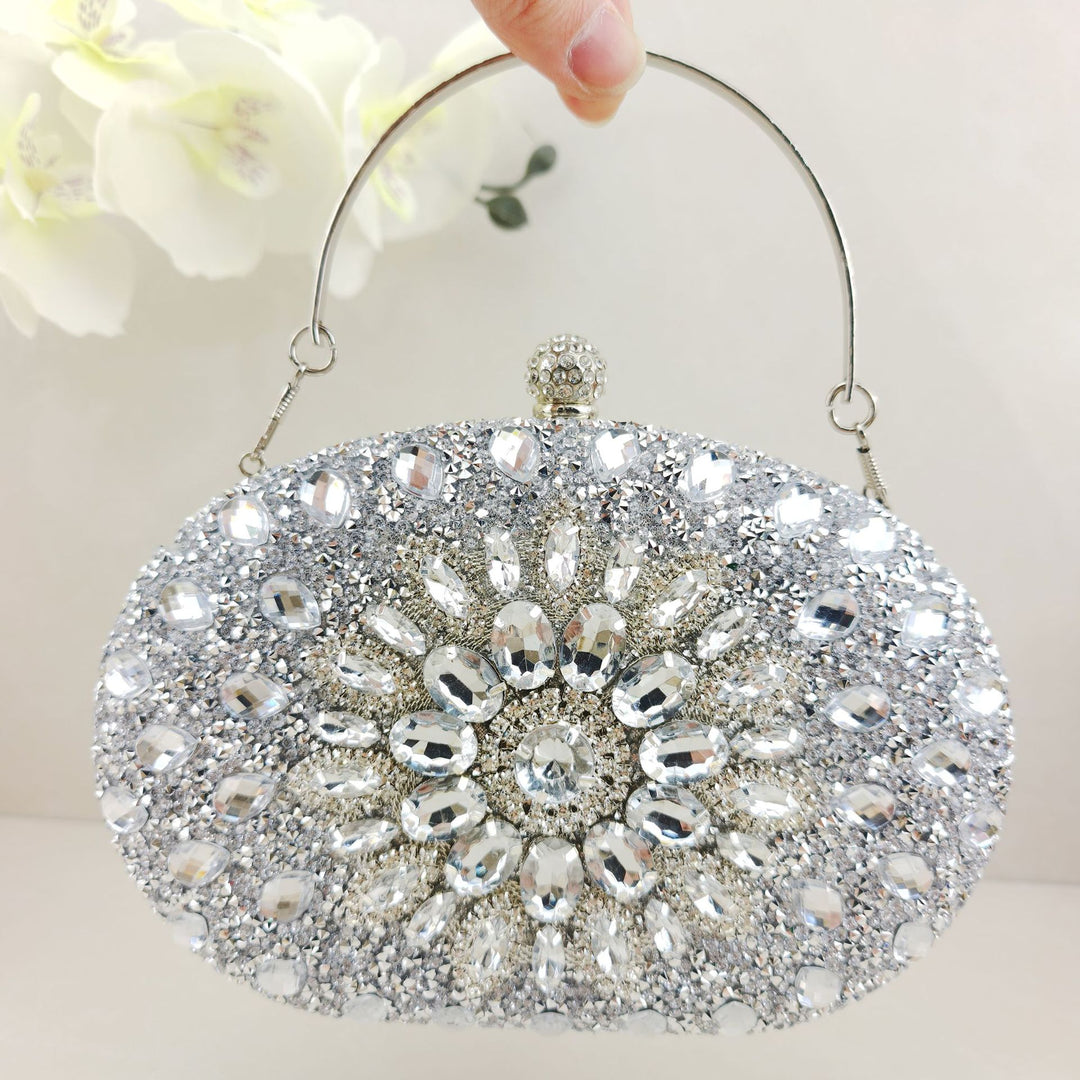 Dekorative Edelstein Abend-Clutch