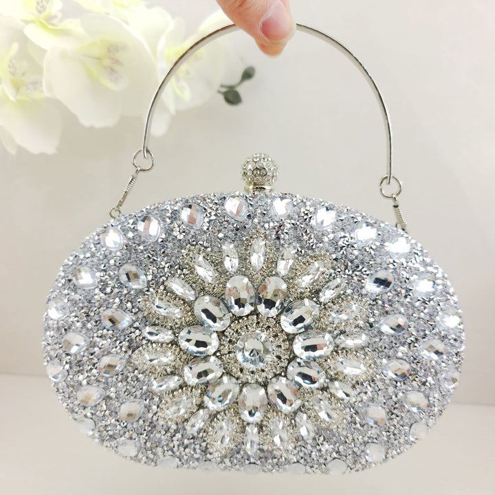 Dekorative Edelstein Abend-Clutch