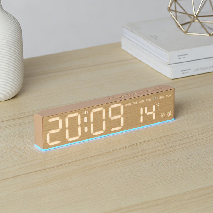 Digitaler Tischwecker mit Temperatursensor und Wochenanzeige Karnz