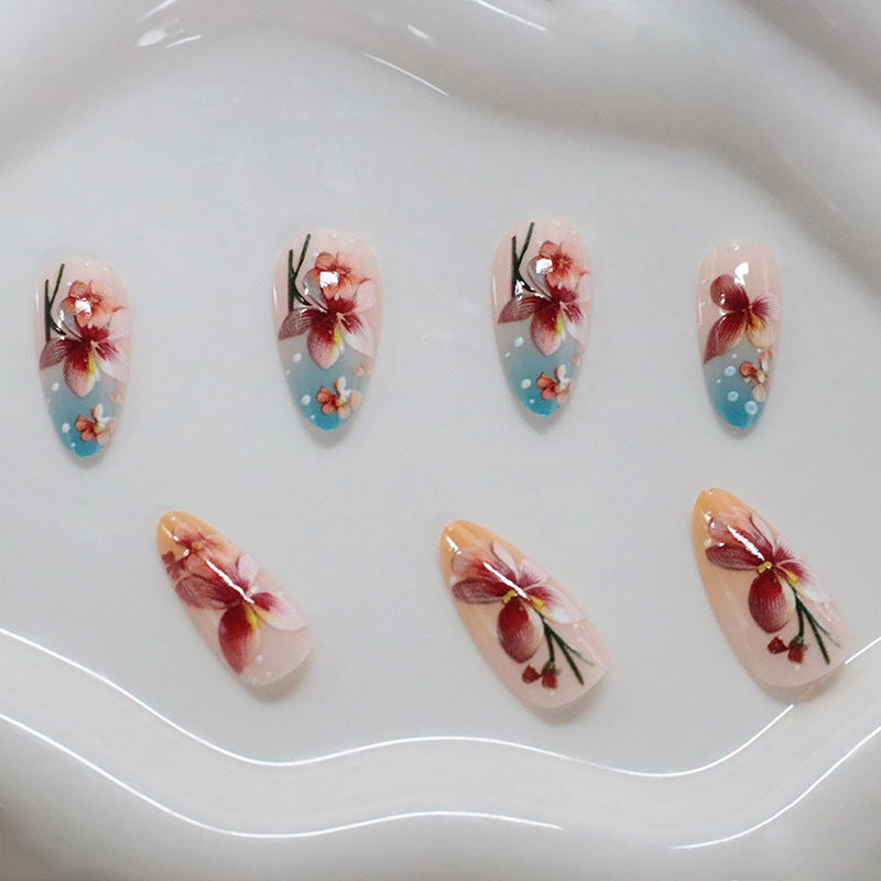 Blumenschmuck Nagelkunst Karnz