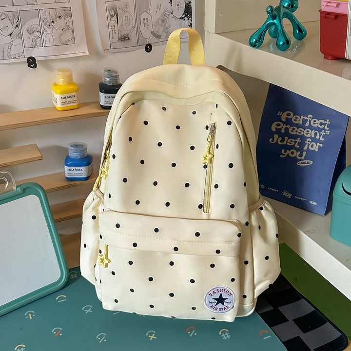 Verspielt Polka Dot Freizeit Rucksack Karnz