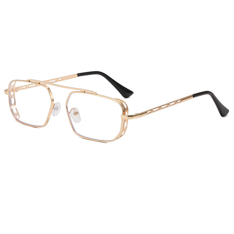 Damen modische Sonnenbrille im modernen Hexagon-Design Karnz