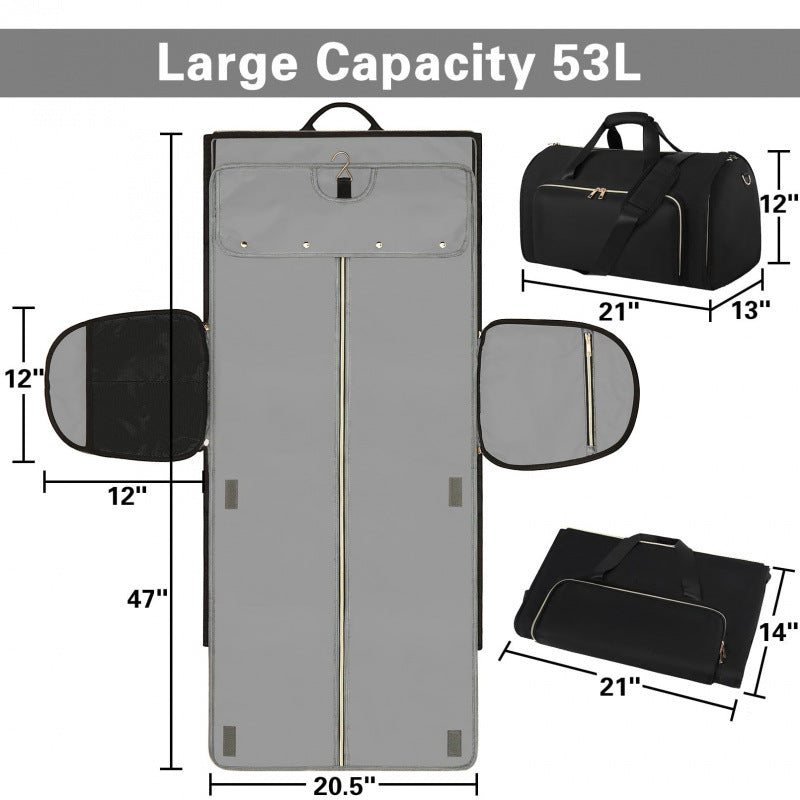 Multifunktionale Reisetasche mit Abnehmbarem Rucksack Karnz