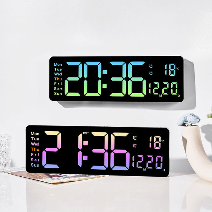 Funkwecker mit großem LED-Display und Temperaturanzeige Karnz