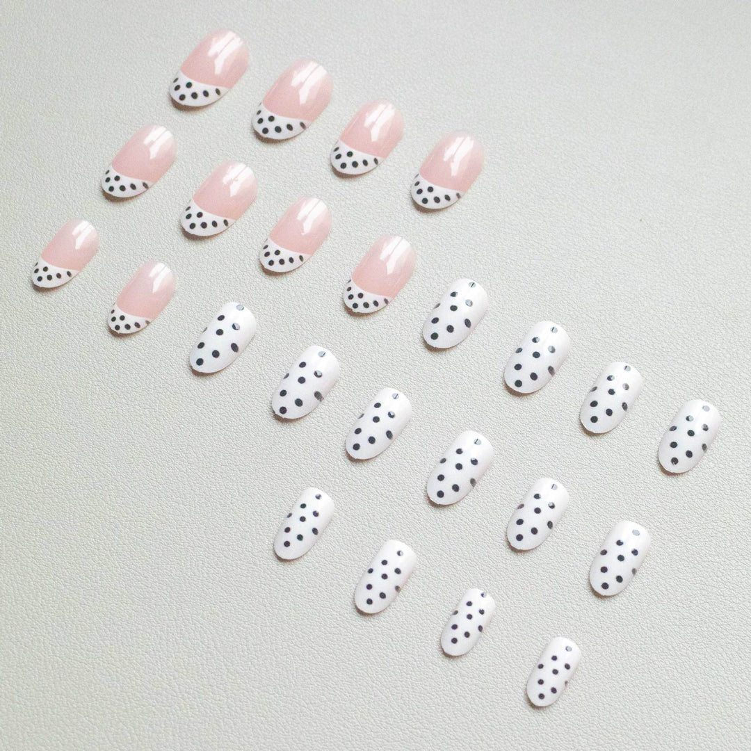 Künstlerisches Polka Dot Gel Nagelkunst Set
