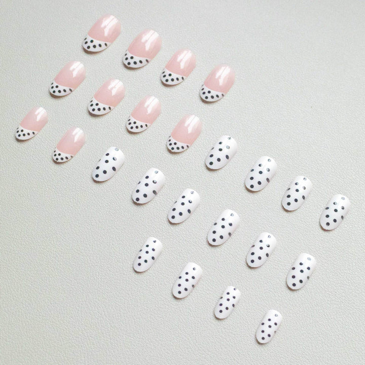Künstlerisches Polka Dot Gel Nagelkunst Set