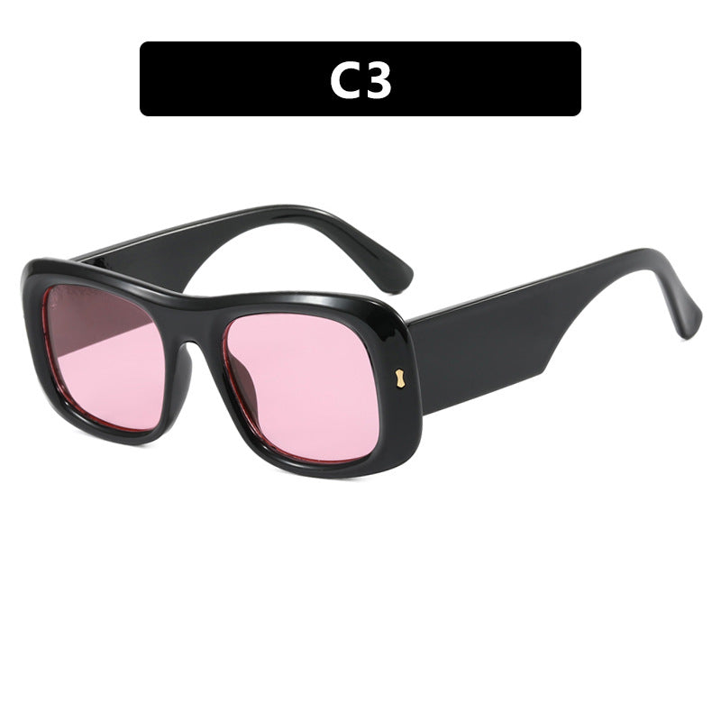 Damen quadratische Sonnenbrille mit reflexionsschützenden Gläsern und moderner Rahmenkonstruktion Karnz